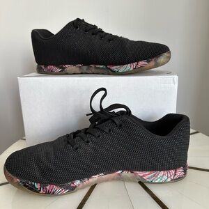 NOBULL Midnight Palm Trainer, Black, Floral.